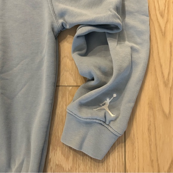 Jordan Flight MVP Men’s Fleece Pullover Size Small Blue Grey Hoodie - Picture 7 of 11